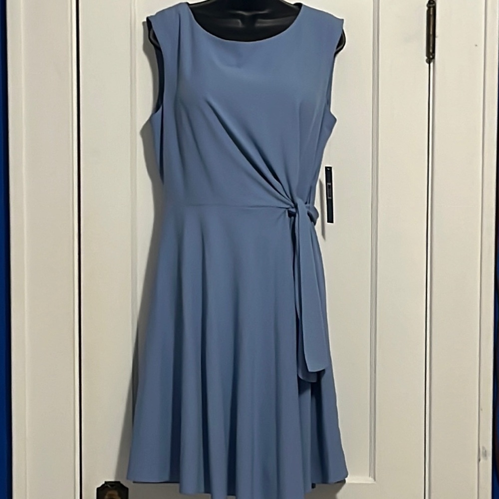 Tahari Cap Sleeve Sheath Dress Size 14 NEW